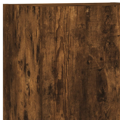 vidaXL 5 Piece TV Wall Units Smoked Oak Engineered Wood