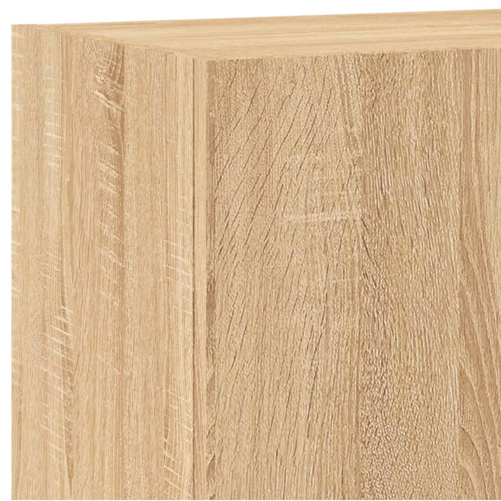 vidaXL 5 Piece TV Wall Units Sonoma Oak Engineered Wood