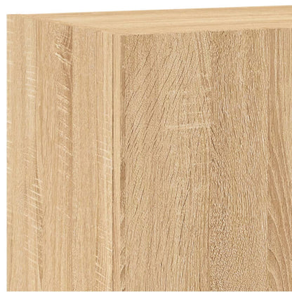 vidaXL 5 Piece TV Wall Units Sonoma Oak Engineered Wood