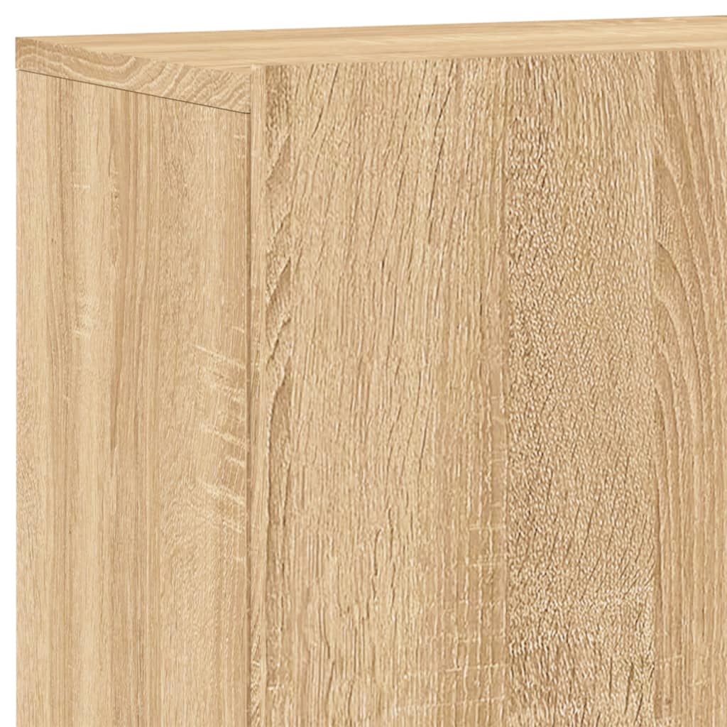 vidaXL 5 Piece TV Wall Units Sonoma Oak Engineered Wood