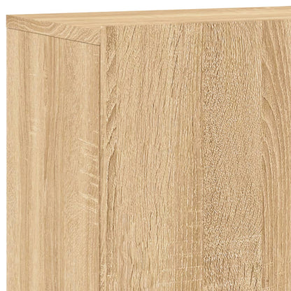 vidaXL 5 Piece TV Wall Units Sonoma Oak Engineered Wood