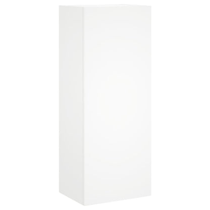 vidaXL 4 Piece TV Wall Units White Engineered Wood