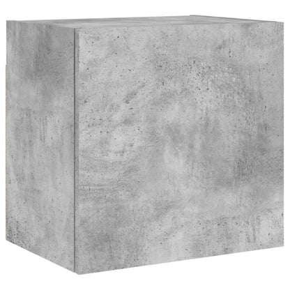 vidaXL 4 Piece TV Wall Units Concrete Grey Engineered Wood