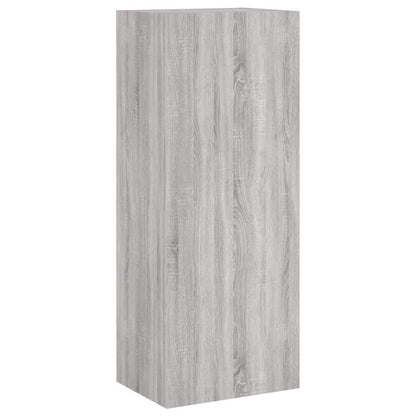 vidaXL 4 Piece TV Wall Units Grey Sonoma Engineered Wood