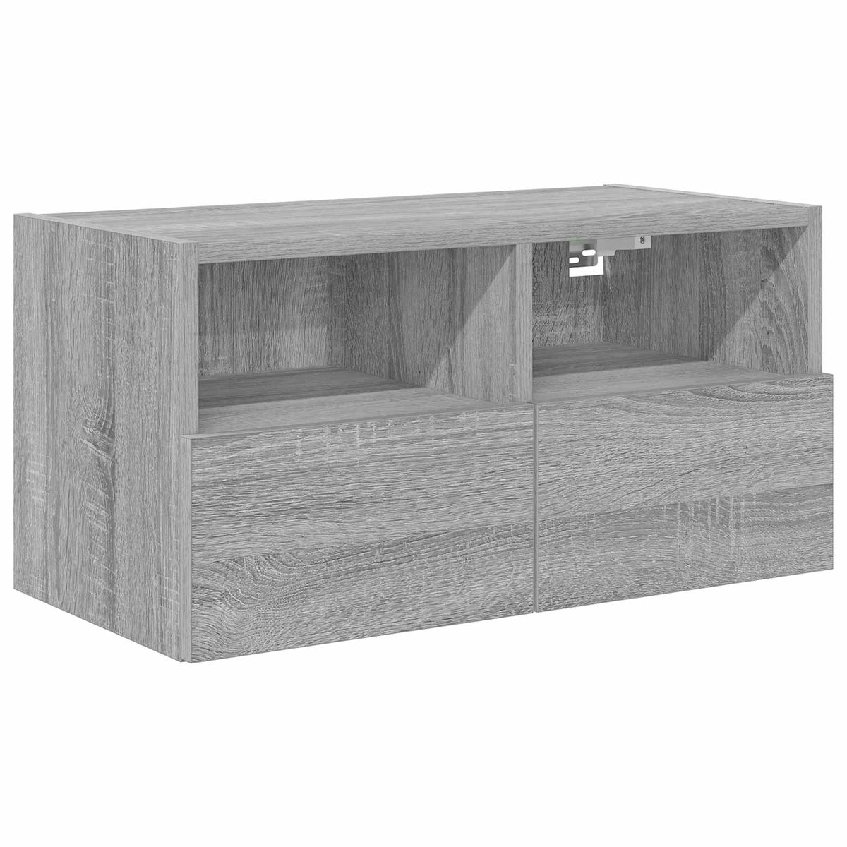 vidaXL 4 Piece TV Wall Units Grey Sonoma Engineered Wood