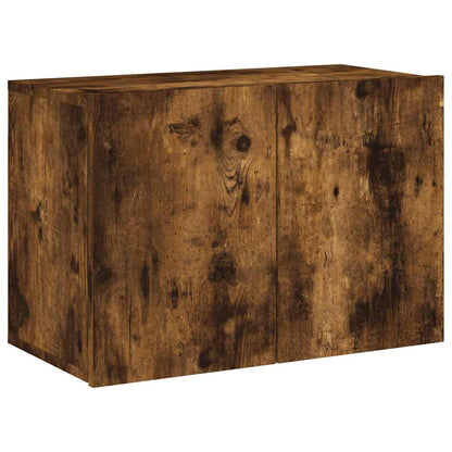 vidaXL 5 Piece TV Wall Units Smoked Oak Engineered Wood