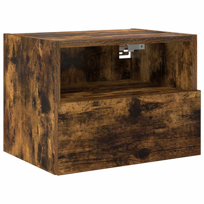 vidaXL 5 Piece TV Wall Units Smoked Oak Engineered Wood