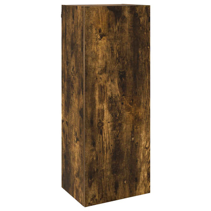 vidaXL 5 Piece TV Wall Units Smoked Oak Engineered Wood