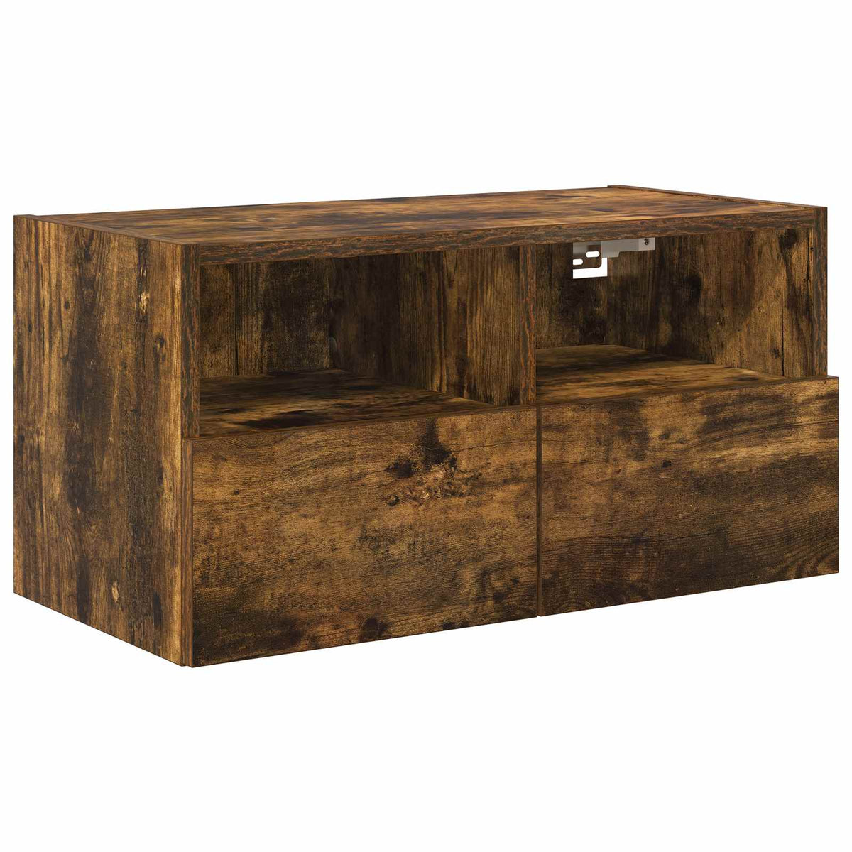 vidaXL 5 Piece TV Wall Units Smoked Oak Engineered Wood