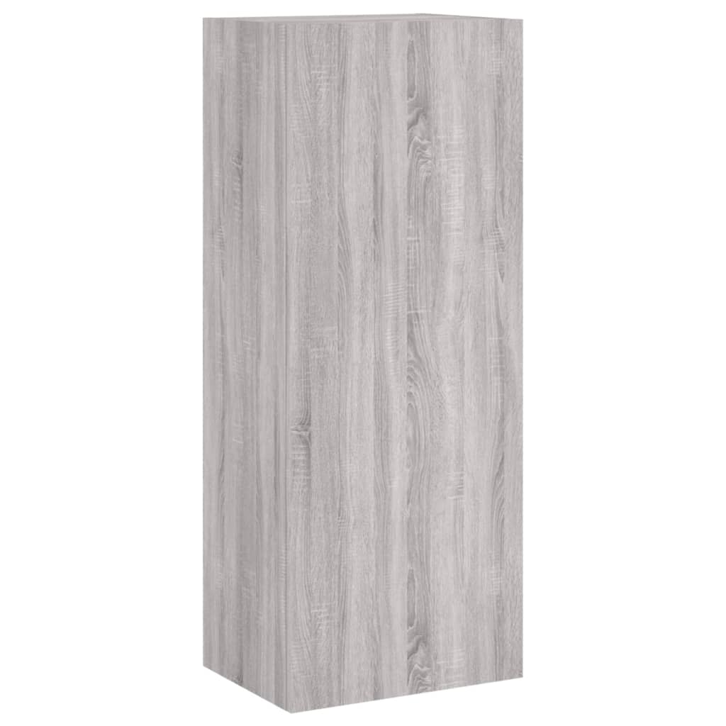 vidaXL 5 Piece TV Wall Units Grey Sonoma Engineered Wood