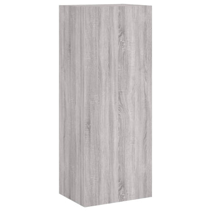vidaXL 5 Piece TV Wall Units Grey Sonoma Engineered Wood