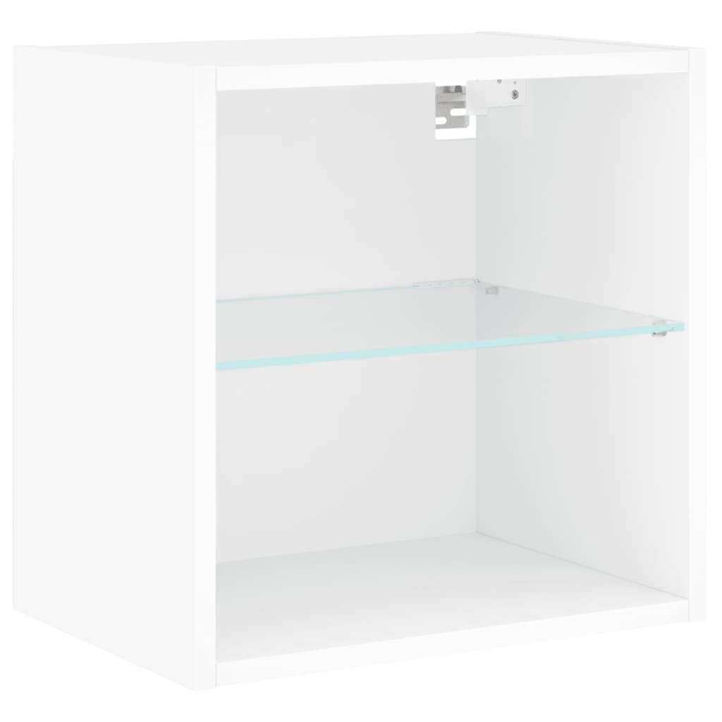 vidaXL 5 Piece TV Wall Units with LED White Engineered Wood