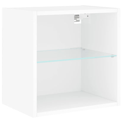vidaXL 5 Piece TV Wall Units with LED White Engineered Wood