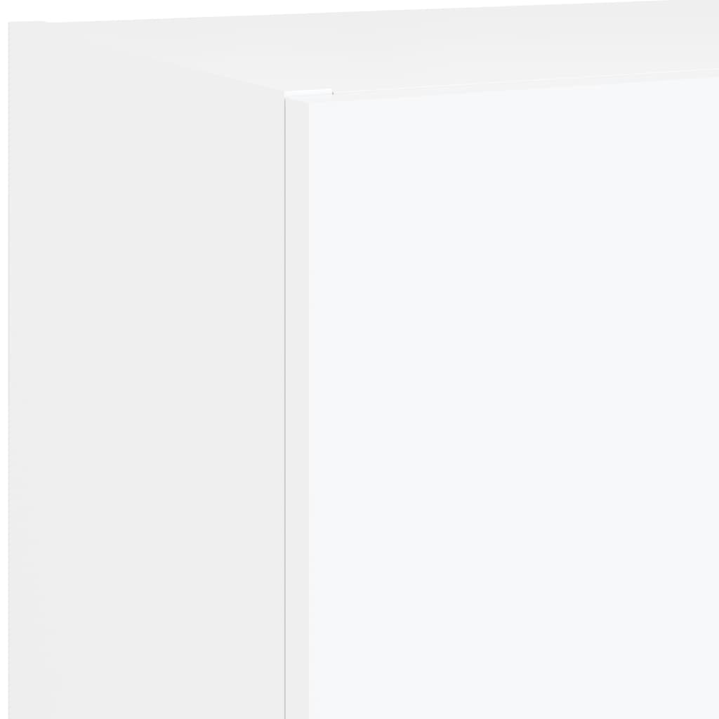 vidaXL 5 Piece TV Wall Units with LED White Engineered Wood