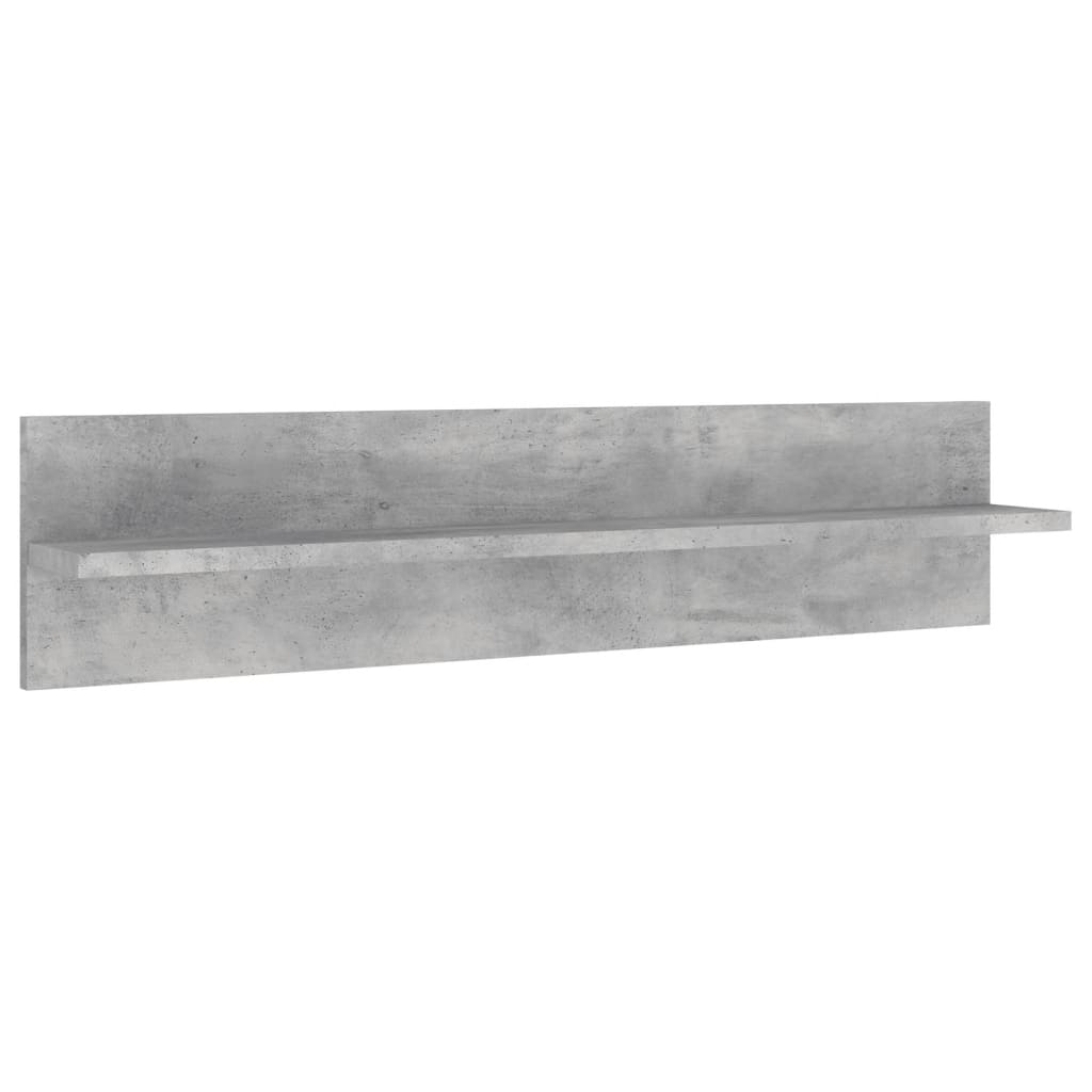 vidaXL 5 Piece TV Wall Units with LED Concrete Grey Engineered Wood