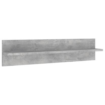 vidaXL 5 Piece TV Wall Units with LED Concrete Grey Engineered Wood