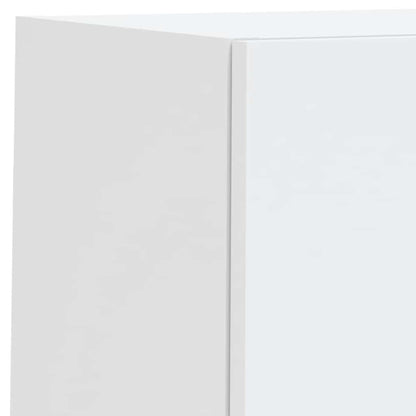 vidaXL 6 Piece TV Wall Units with LED White Engineered Wood