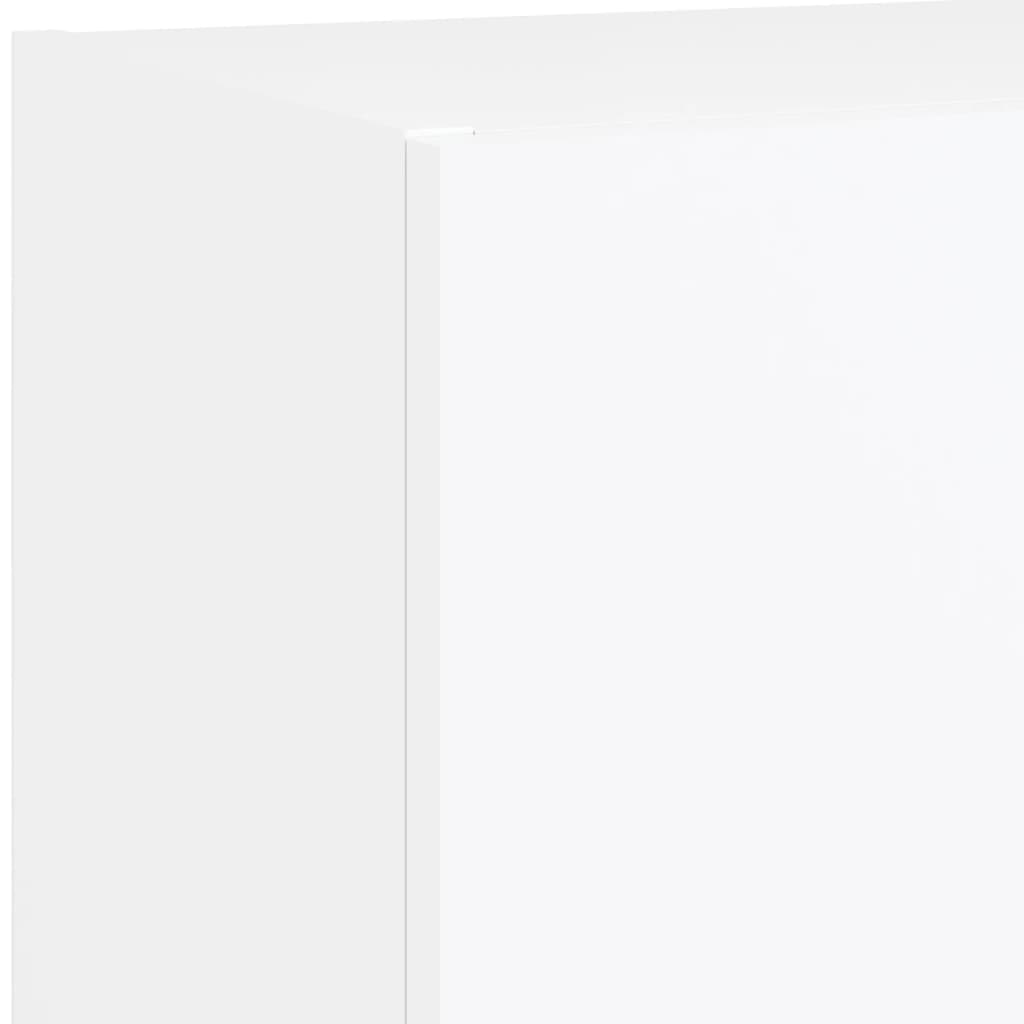 vidaXL 5 Piece TV Wall Units with LED White Engineered Wood