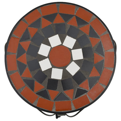 vidaXL Plant Stands 3 pcs Terracotta and White Ceramic