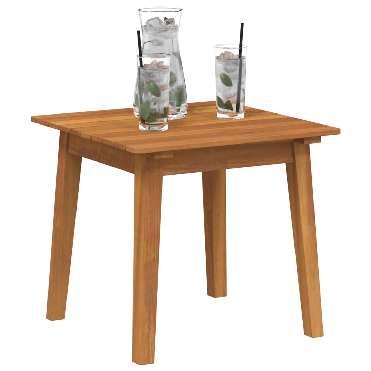 vidaXL Side Table Brown 45 x 45 x 40 cm Solid Acacia Wood