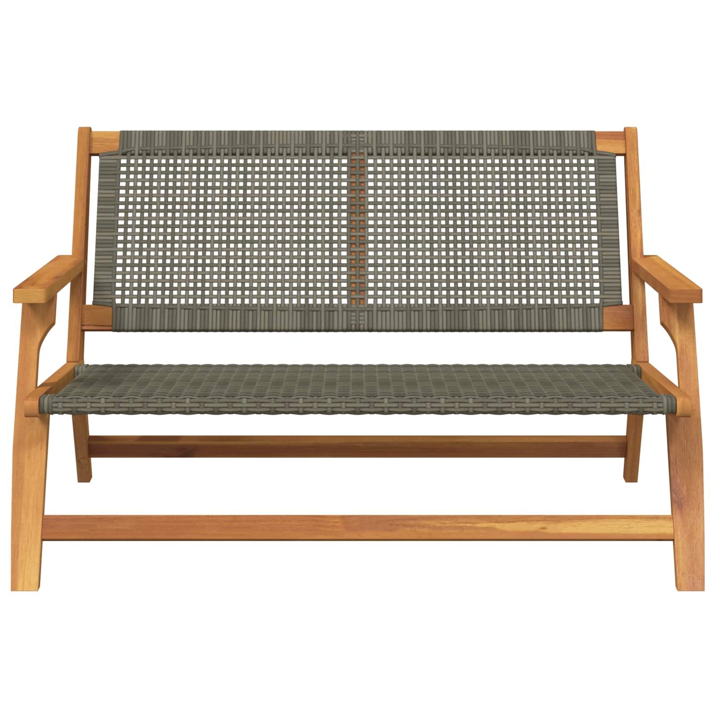 vidaXL Garden Furniture Grey 122 x 78 x 73 cm Solid Acacia Wood