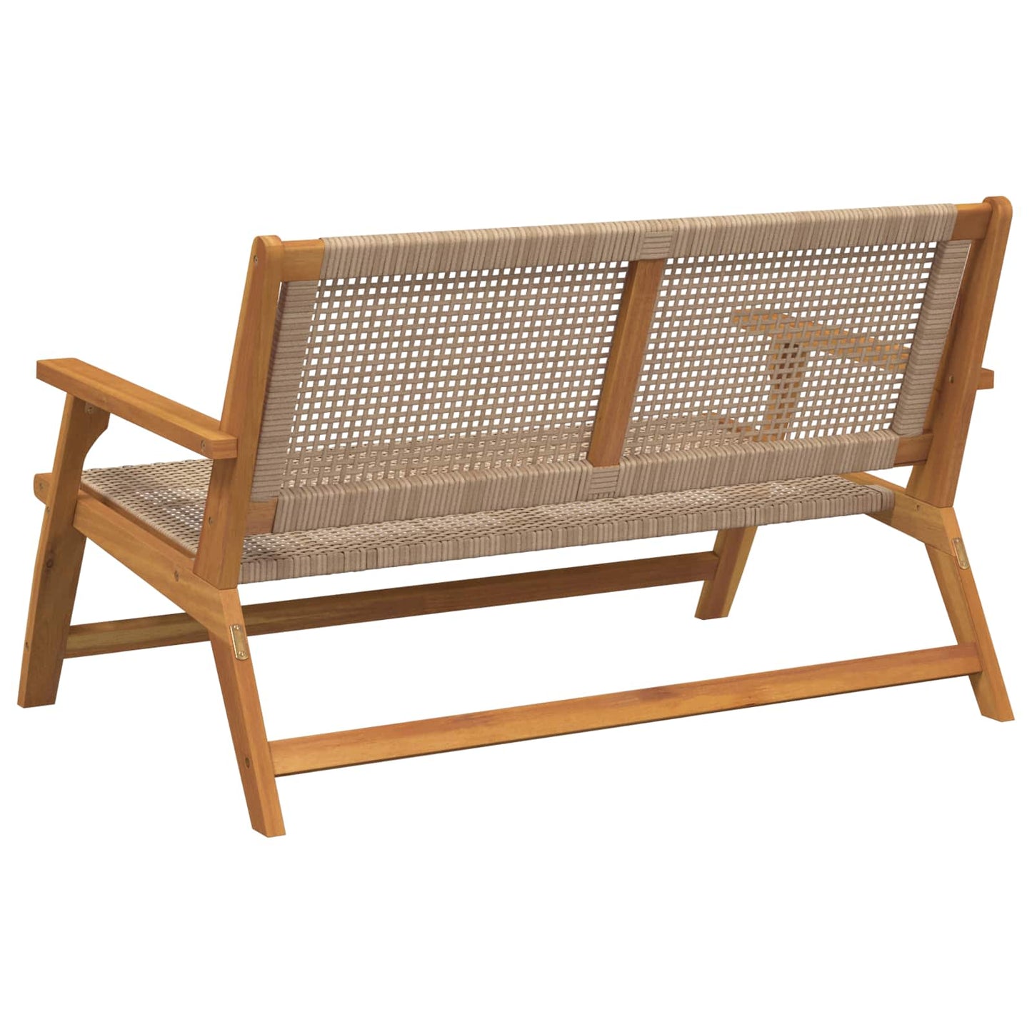vidaXL Garden Furniture Beige 122 x 78 x 73 cm Solid Acacia Wood
