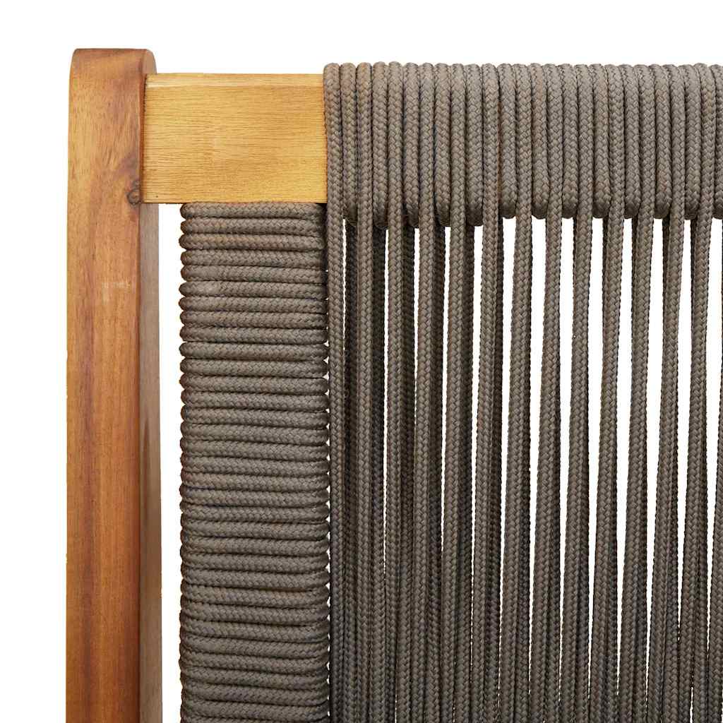 vidaXL Garden Furniture Grey 122 x 76 x 73 cm Solid Acacia Wood