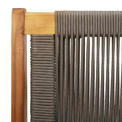 vidaXL Garden Furniture Grey 122 x 76 x 73 cm Solid Acacia Wood