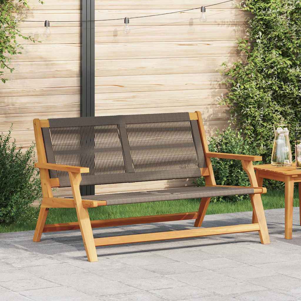vidaXL Garden Furniture Grey 122 x 76 x 73 cm Solid Acacia Wood