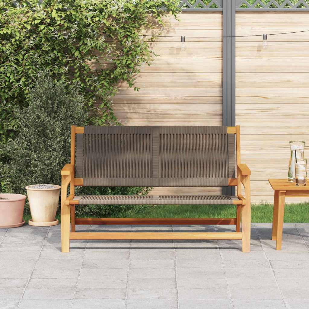 vidaXL Garden Furniture Grey 122 x 76 x 73 cm Solid Acacia Wood