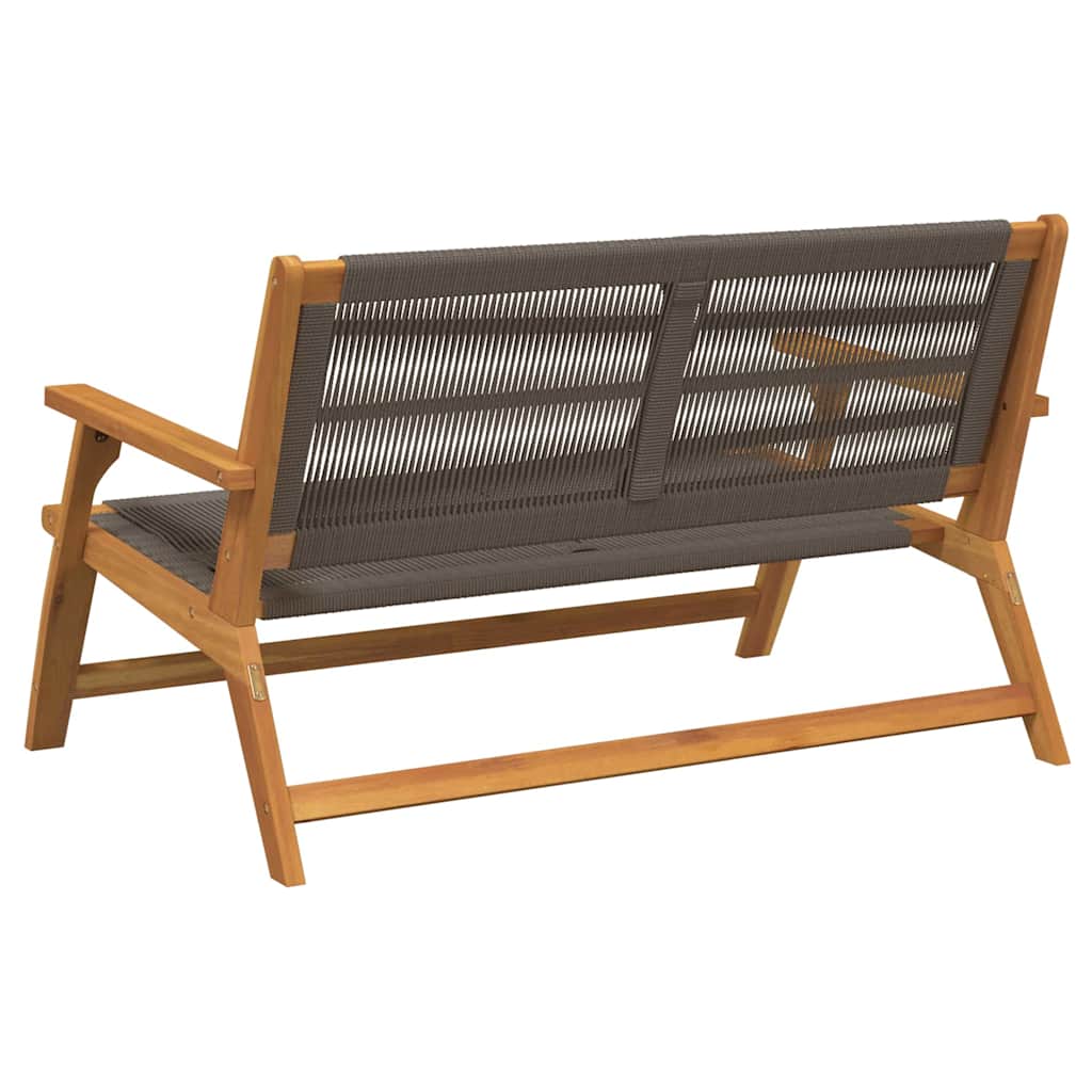 vidaXL Garden Furniture Grey 122 x 76 x 73 cm Solid Acacia Wood