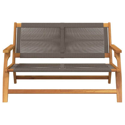 vidaXL Garden Furniture Grey 122 x 76 x 73 cm Solid Acacia Wood