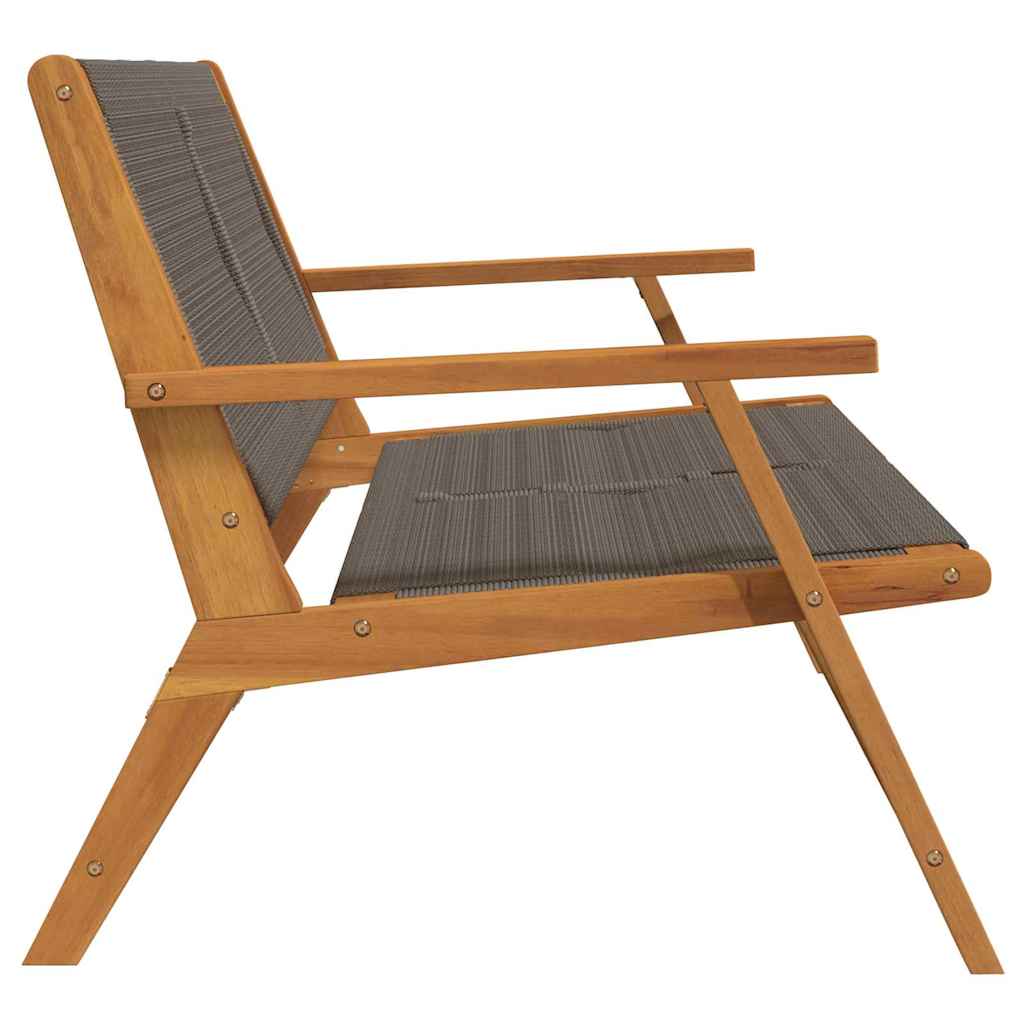 vidaXL Garden Furniture Grey 122 x 76 x 73 cm Solid Acacia Wood
