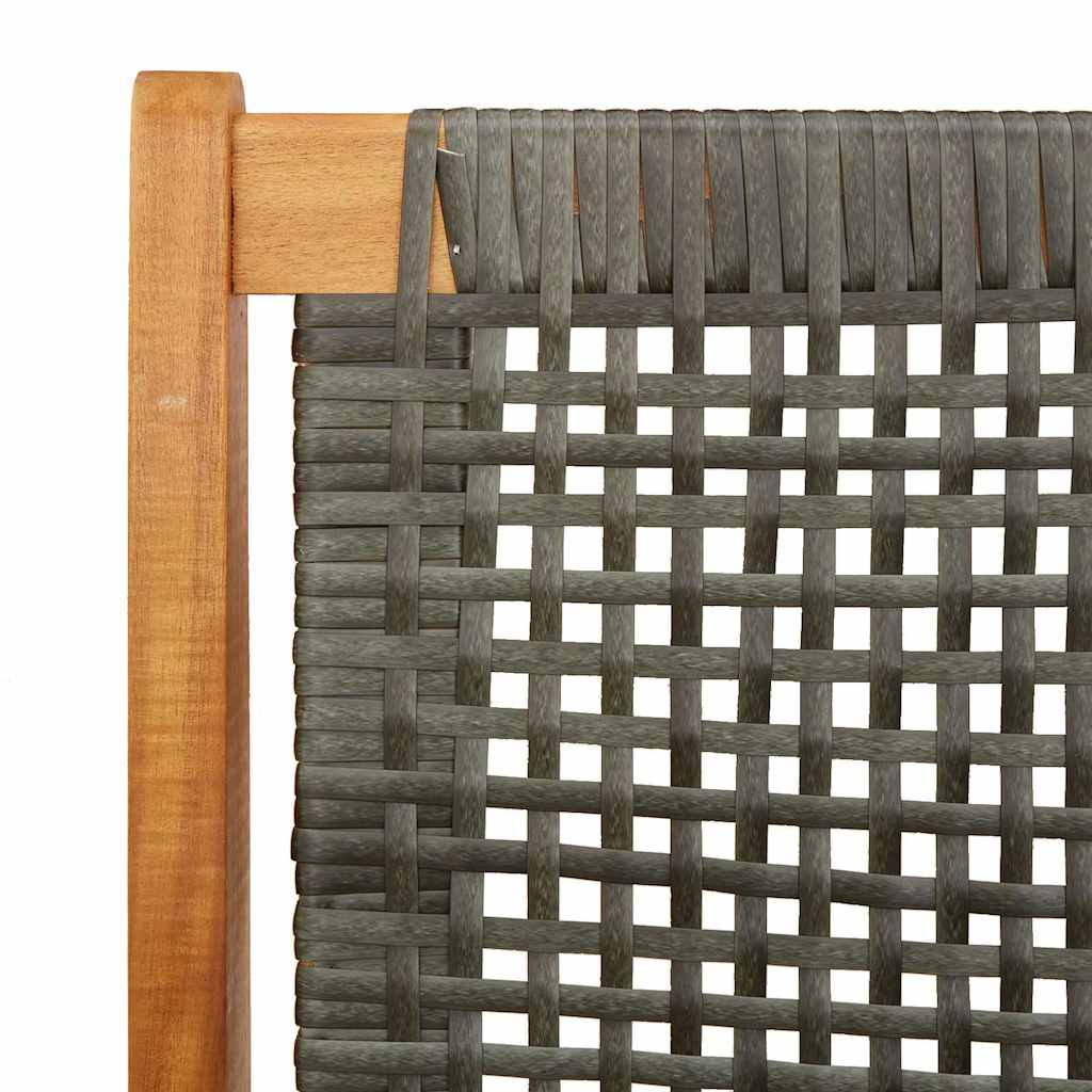 vidaXL Garden Furniture 2 pcs Grey 67 x 78 x 73 cm Solid Acacia Wood