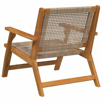 vidaXL Garden Furniture 2 pcs Beige 67 x 78 x 73 cm Solid Acacia Wood