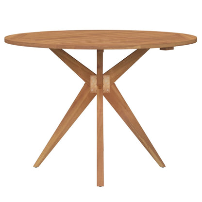 vidaXL Garden Table Round Ø110x75 cm Solid Wood Acacia