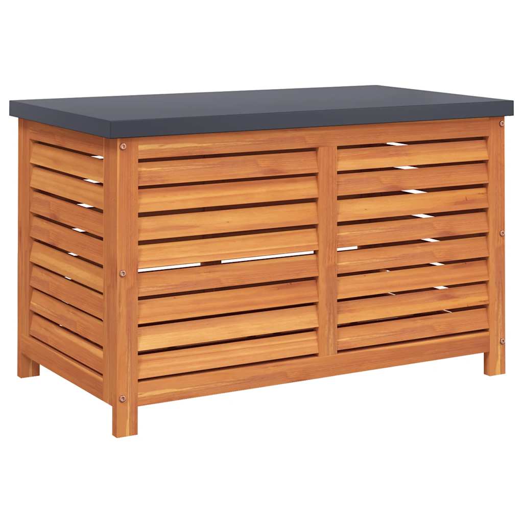 vidaXL Garden Storage Box 60x50x55 cm Solid Wood Eucalyptus