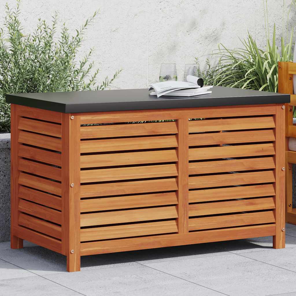 vidaXL Garden Storage Box 60x50x55 cm Solid Wood Eucalyptus