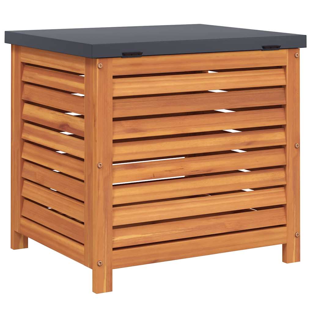 vidaXL Garden Storage Box 60x50x55 cm Solid Wood Eucalyptus