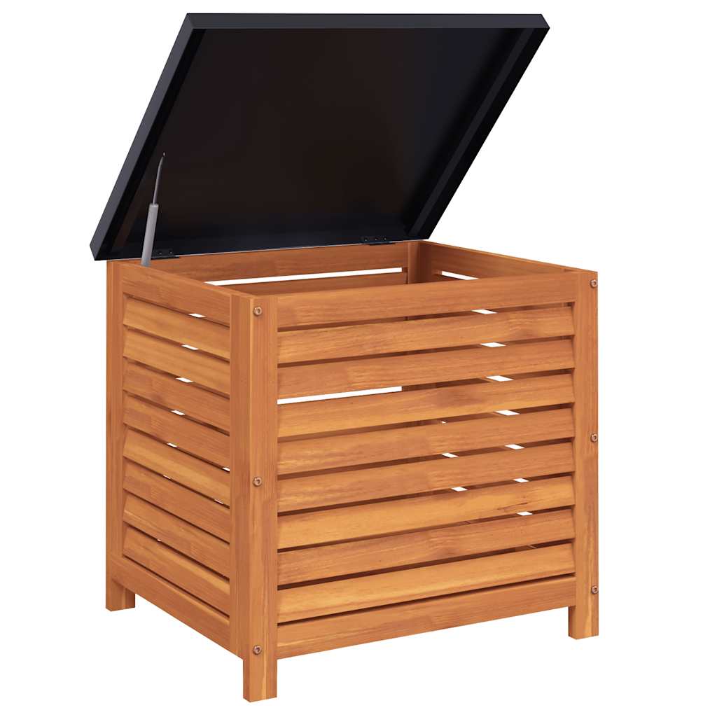 vidaXL Garden Storage Box 60x50x55 cm Solid Wood Eucalyptus
