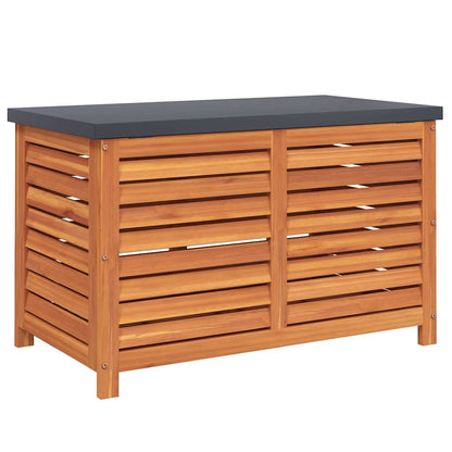 vidaXL Garden Storage Box 90x48x55 cm Solid Wood Eucalyptus