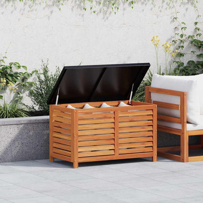 vidaXL Garden Storage Box 90x48x55 cm Solid Wood Eucalyptus