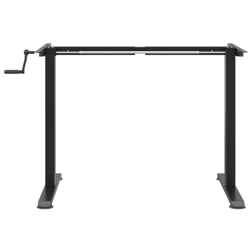 vidaXL Standing Desk Frame Black (94-135)x60x(70-114) cm Steel