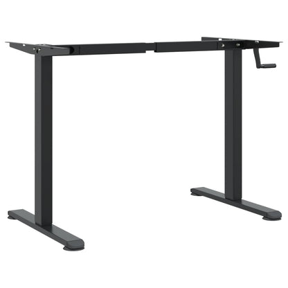 vidaXL Standing Desk Frame Black (94-135)x60x(70-114) cm Steel
