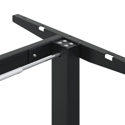 vidaXL Standing Desk Frame Black (94-135)x60x(70-114) cm Steel