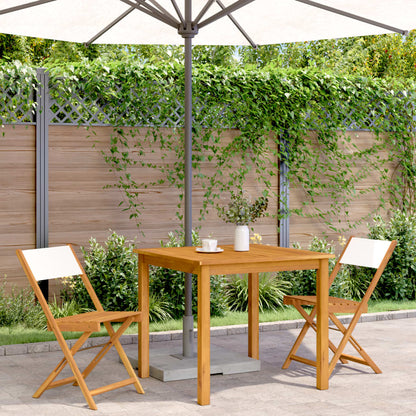 vidaXL Bistro Chair | Set of 2 | Cream white