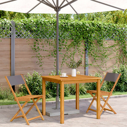 vidaXL Bistro Chair | Set of 2 | Anthracite