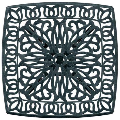vidaXL Garden Table Green 53x53x53 cm Cast Aluminium
