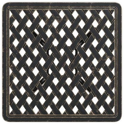 vidaXL Garden Table Bronze 53x53x53 cm Cast Aluminium