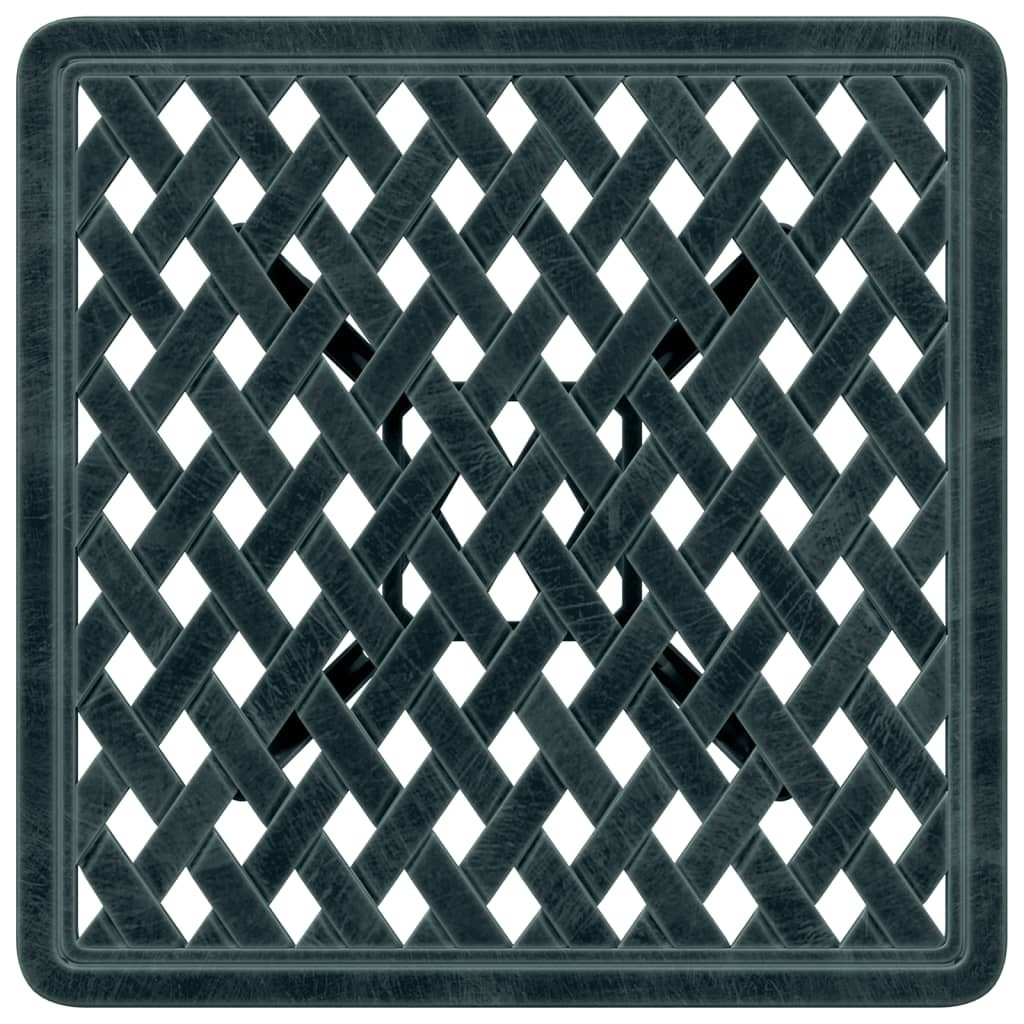 vidaXL Garden Table Green 53x53x53 cm Cast Aluminium